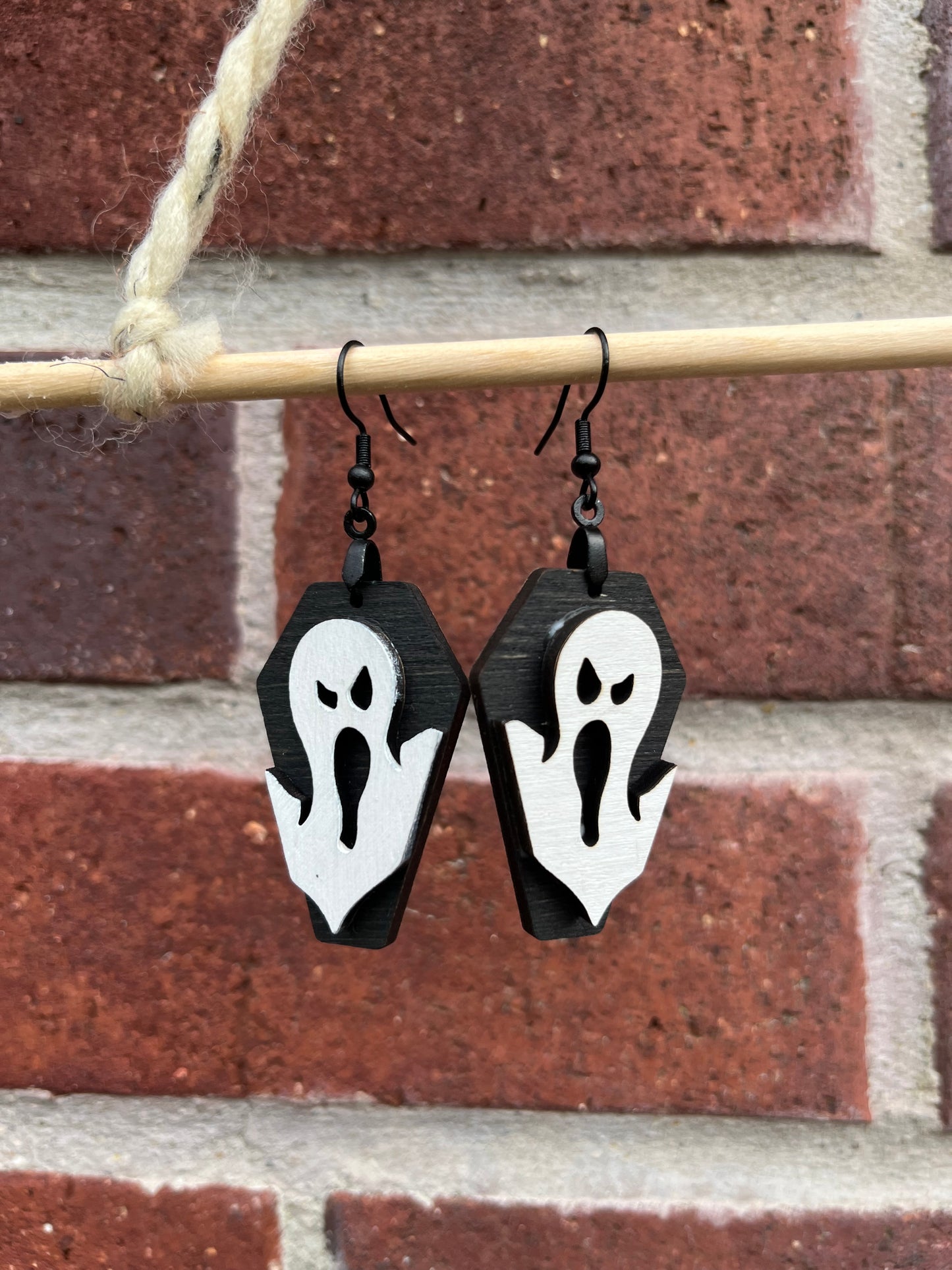 Black and White Earring Series