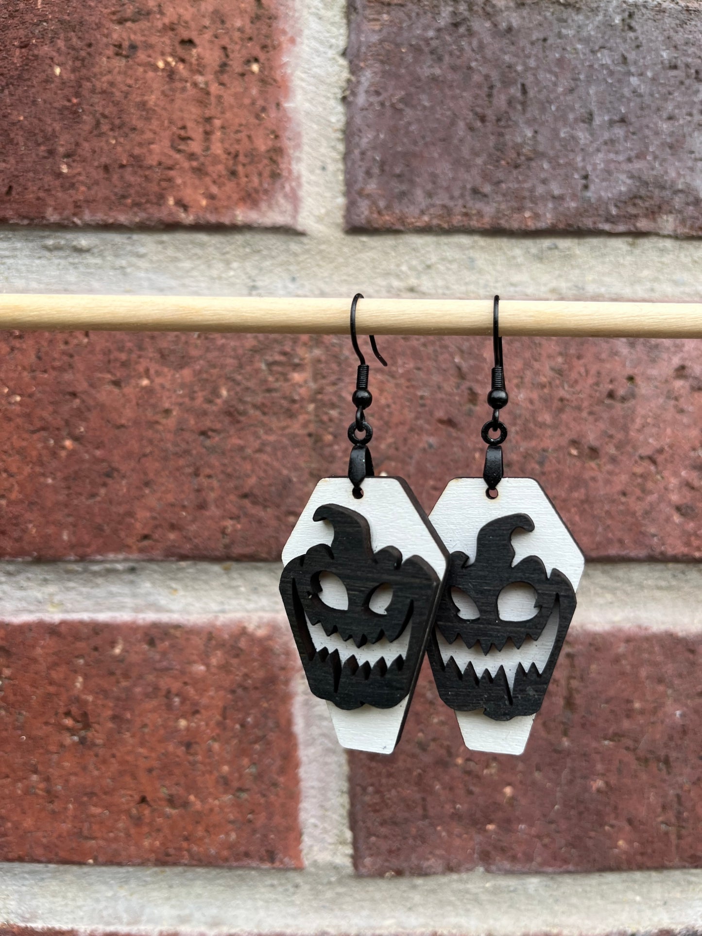 Black and White Earring Series