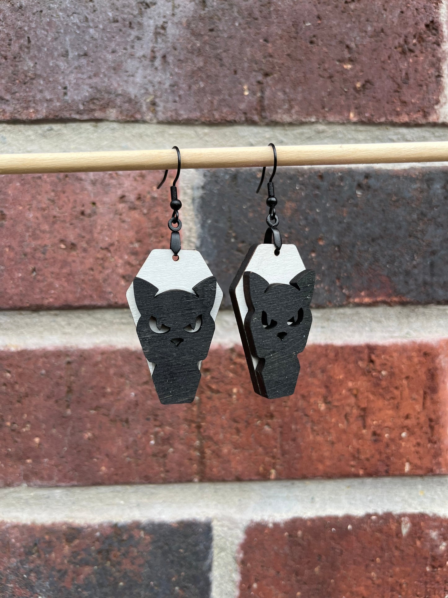 Black and White Earring Series