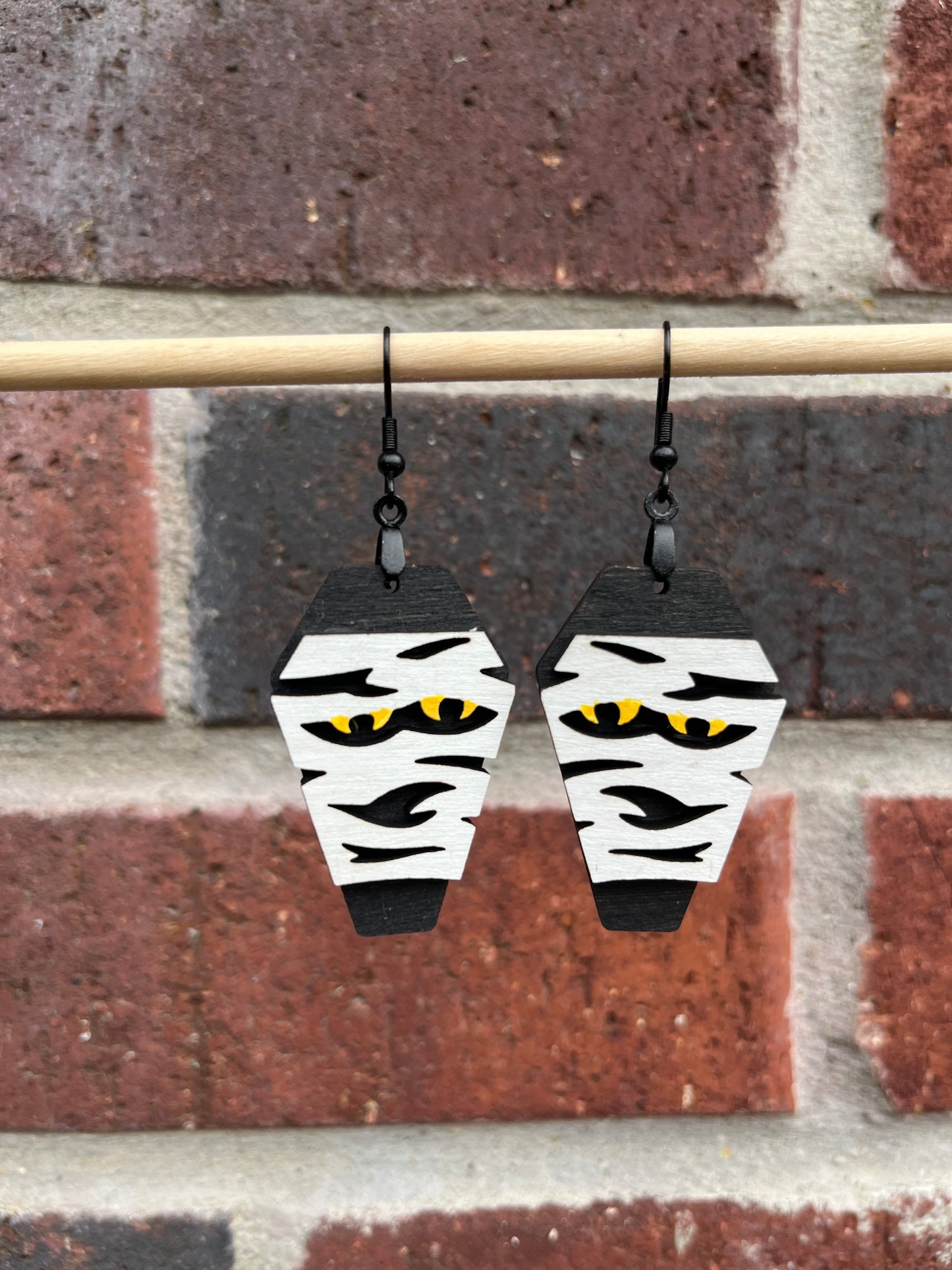 Black and White Earring Series